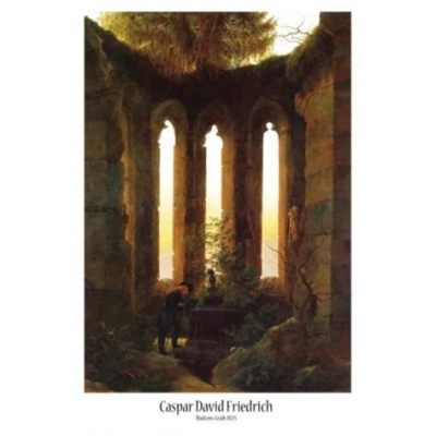 La Mort et le Tombeau de Caspar David Friedrich: Un Voyage Vers l'Infini Mélancolique!